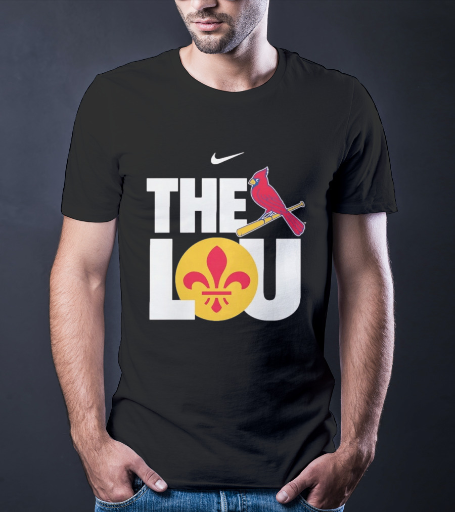 Nike St. Louis Cardinals The Lou Fleur De Lis Classic Baseball Fan Gear T-Shirt