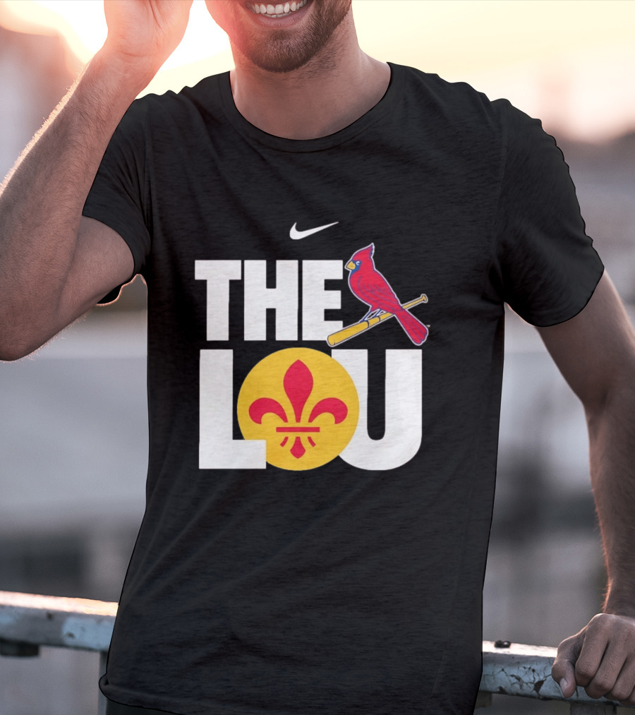 Nike St. Louis Cardinals The Lou Fleur De Lis Classic Baseball Fan Gear T-Shirt