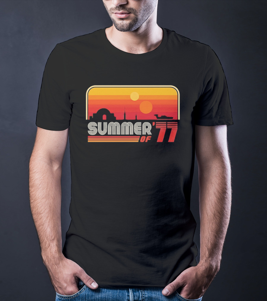 Summer Of '77 Retro Sunset Vibes T-Shirt
