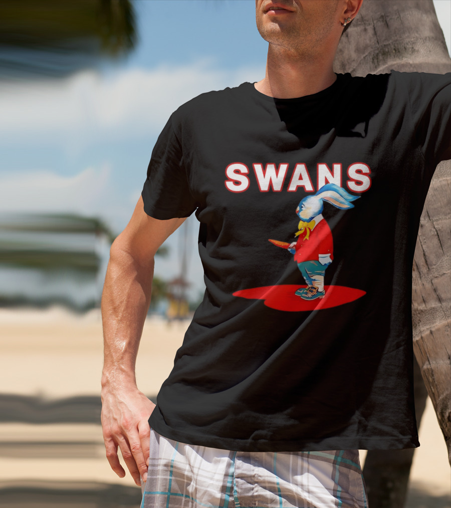 Swans Rabbit With Carrot Red Suit Michael Gira T-Shirt