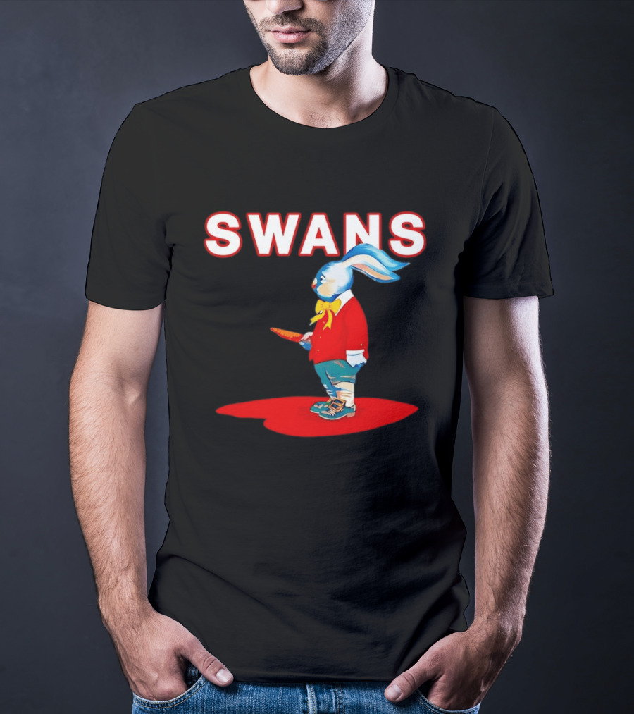 Swans Rabbit With Carrot Red Suit Michael Gira T-Shirt