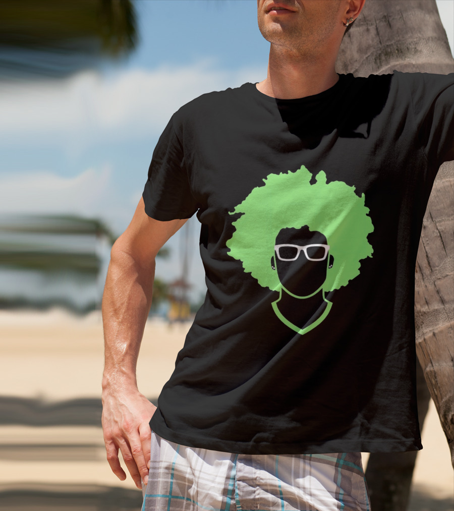 Olivia Miles Neon Afro Glasses Outline Minnesota Lynx T-Shirt