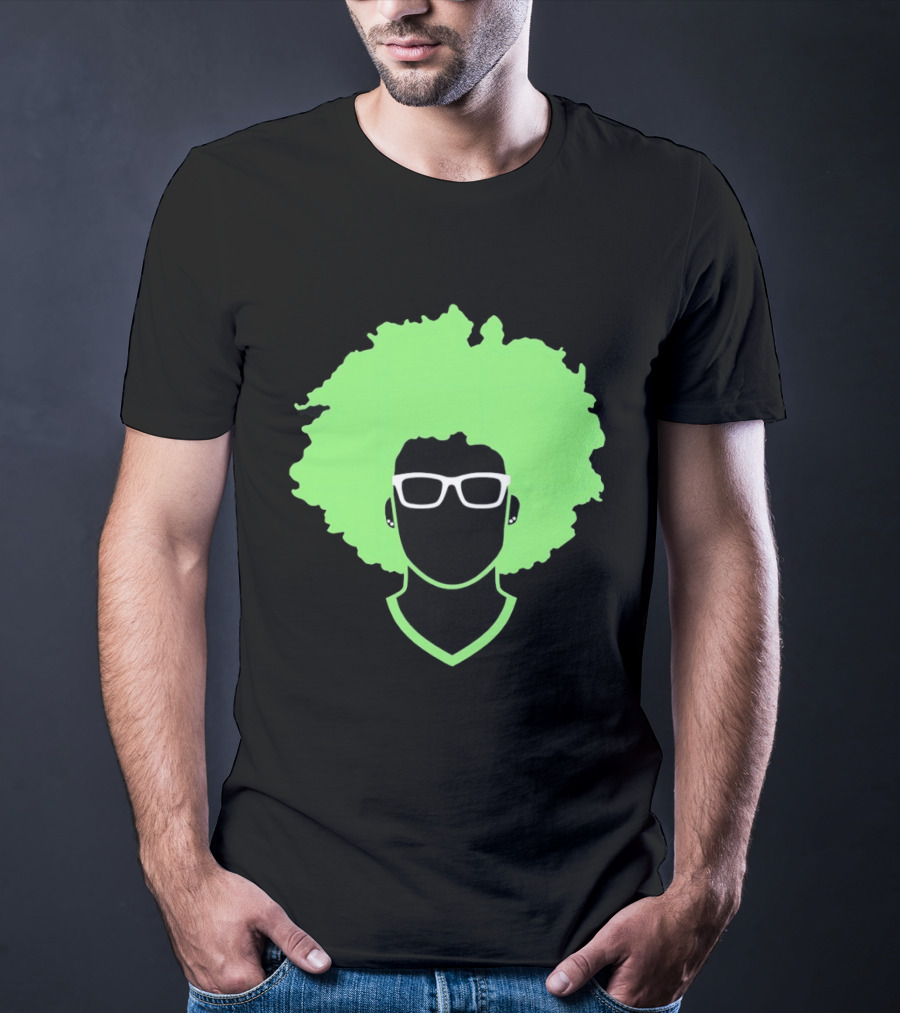 Olivia Miles Neon Afro Glasses Outline Minnesota Lynx T-Shirt
