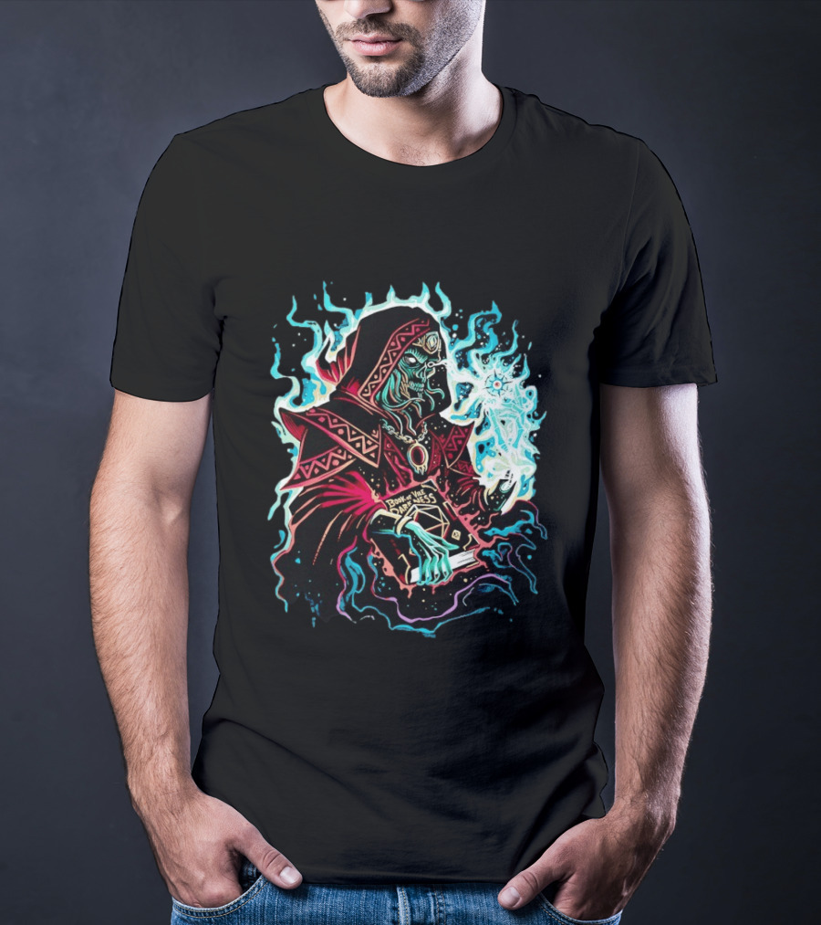 The Arch Lich Archlich Book Of Darkness Magic Dungeons And Dragons T-Shirt