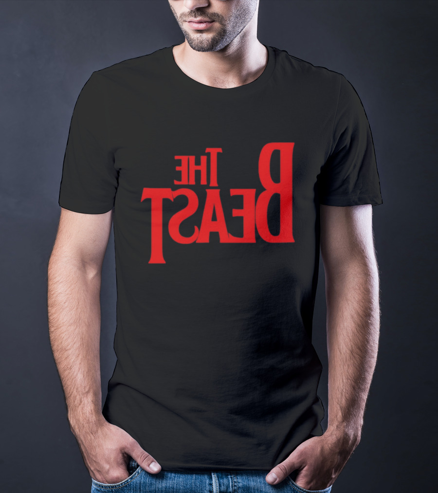 The Beast Bold Red Lettering T-Shirt