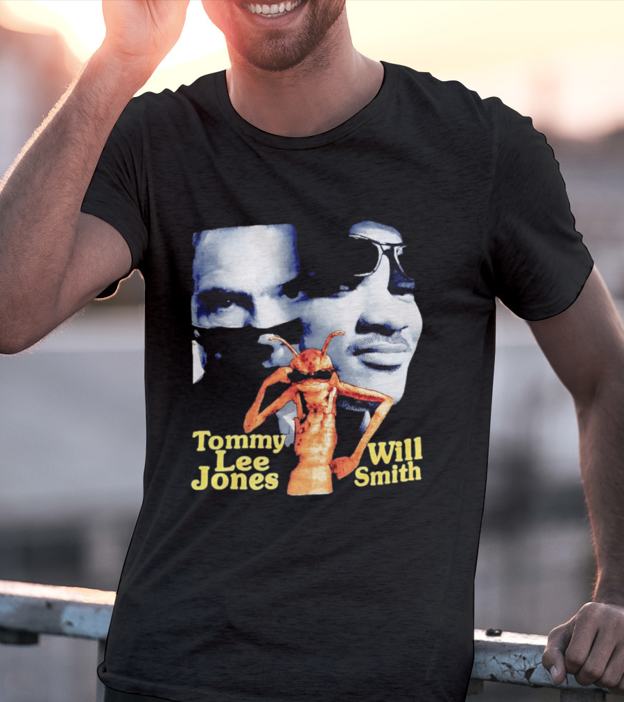 Tommy Lee Jones Will Smith Alien Men In Black T-Shirt