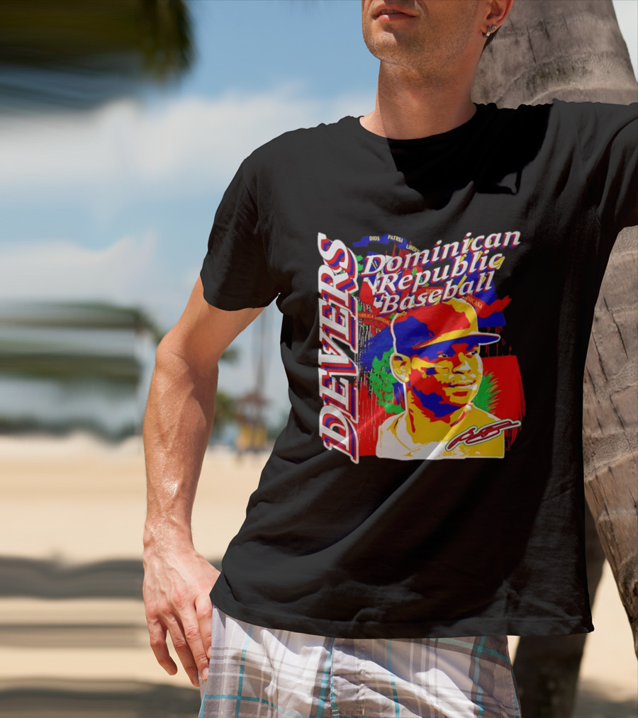 Rafael Devers Dominican Republic Baseball Boston Red Sox T-Shirt