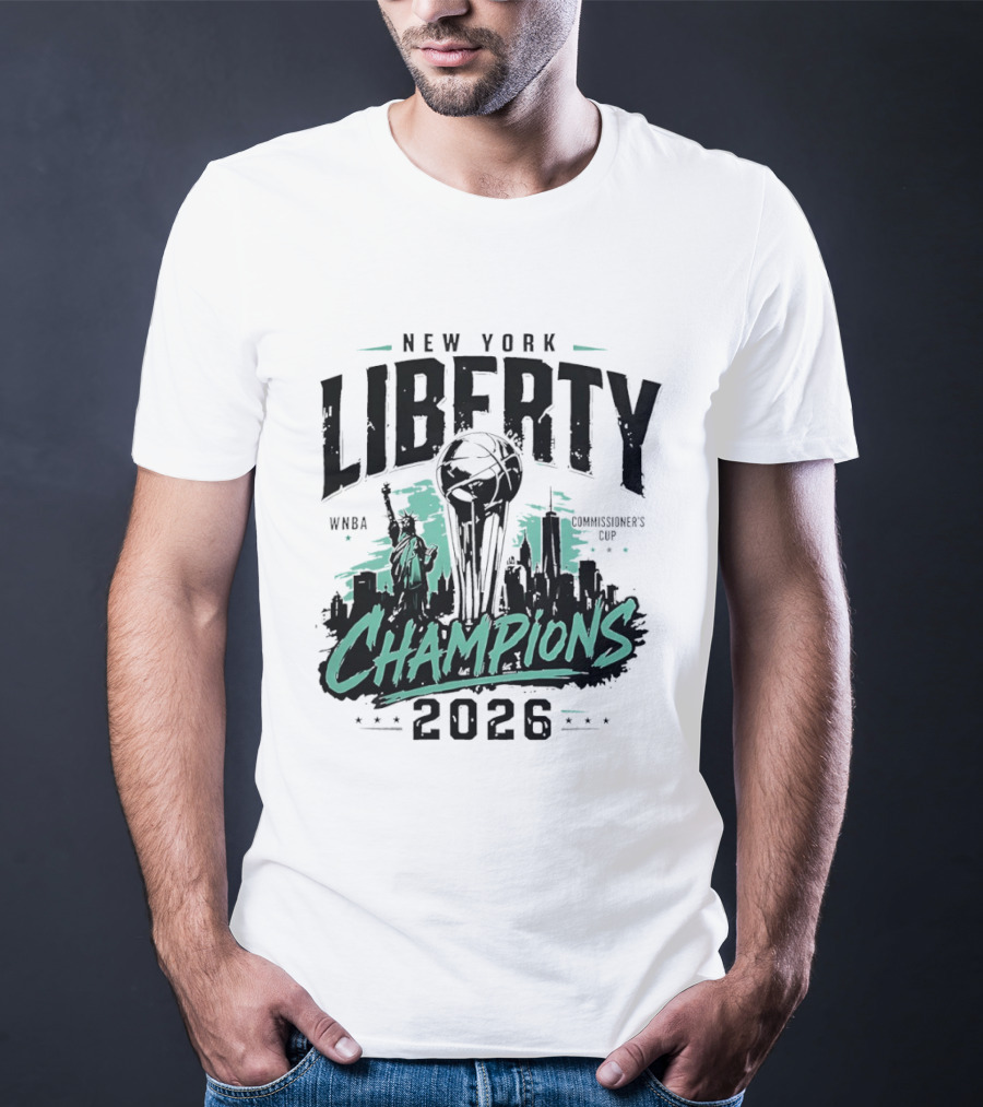 New York Liberty WNBA Champions 2026 T-Shirt