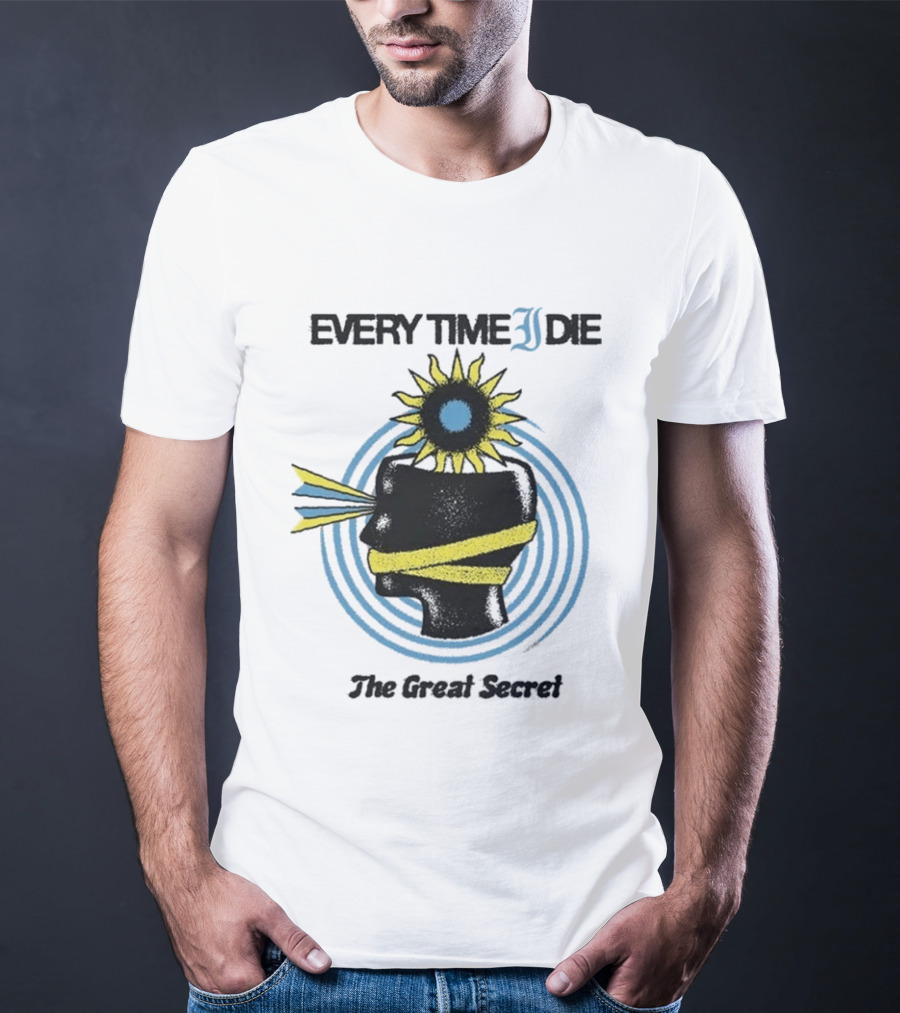 Every Time I Die The Great Secret Sunflower Head Exploding Concept T-Shirt