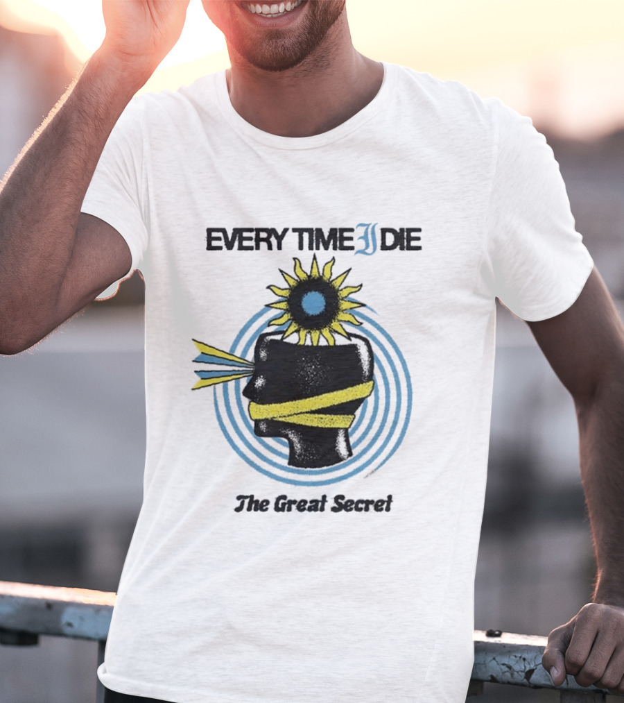 Every Time I Die The Great Secret Sunflower Head Exploding Concept T-Shirt