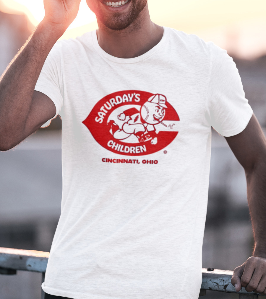 Saturday's Children Cincinnati Ohio Baseball T-Shirt