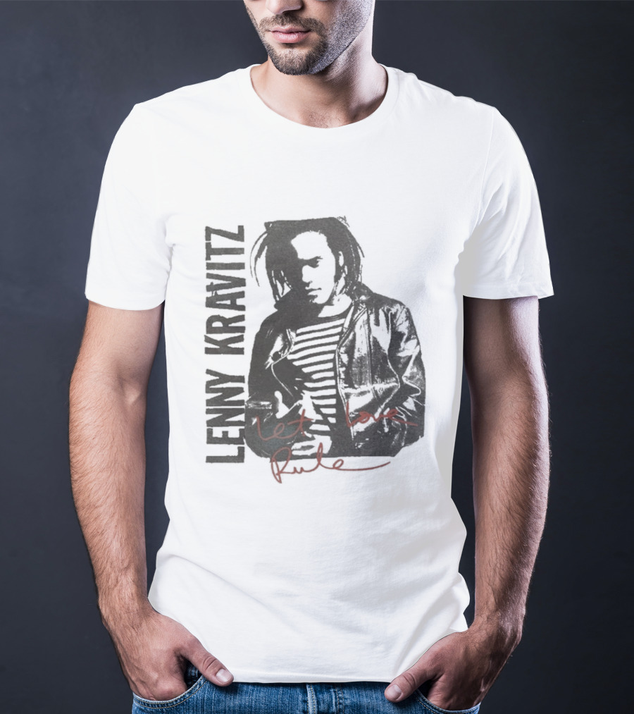 Lenny Kravitz Let Love Rule High Contrast T-Shirt
