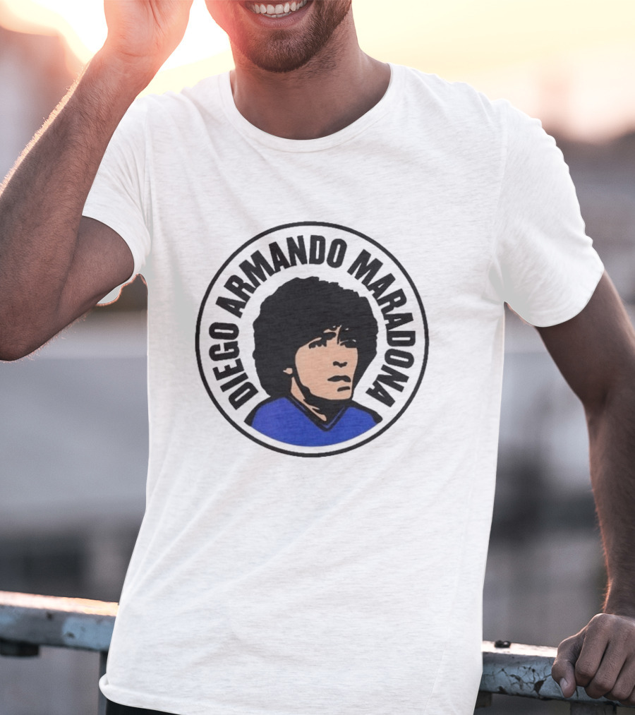 Trickett England Diego Armando Maradona Iconic Player T-Shirt
