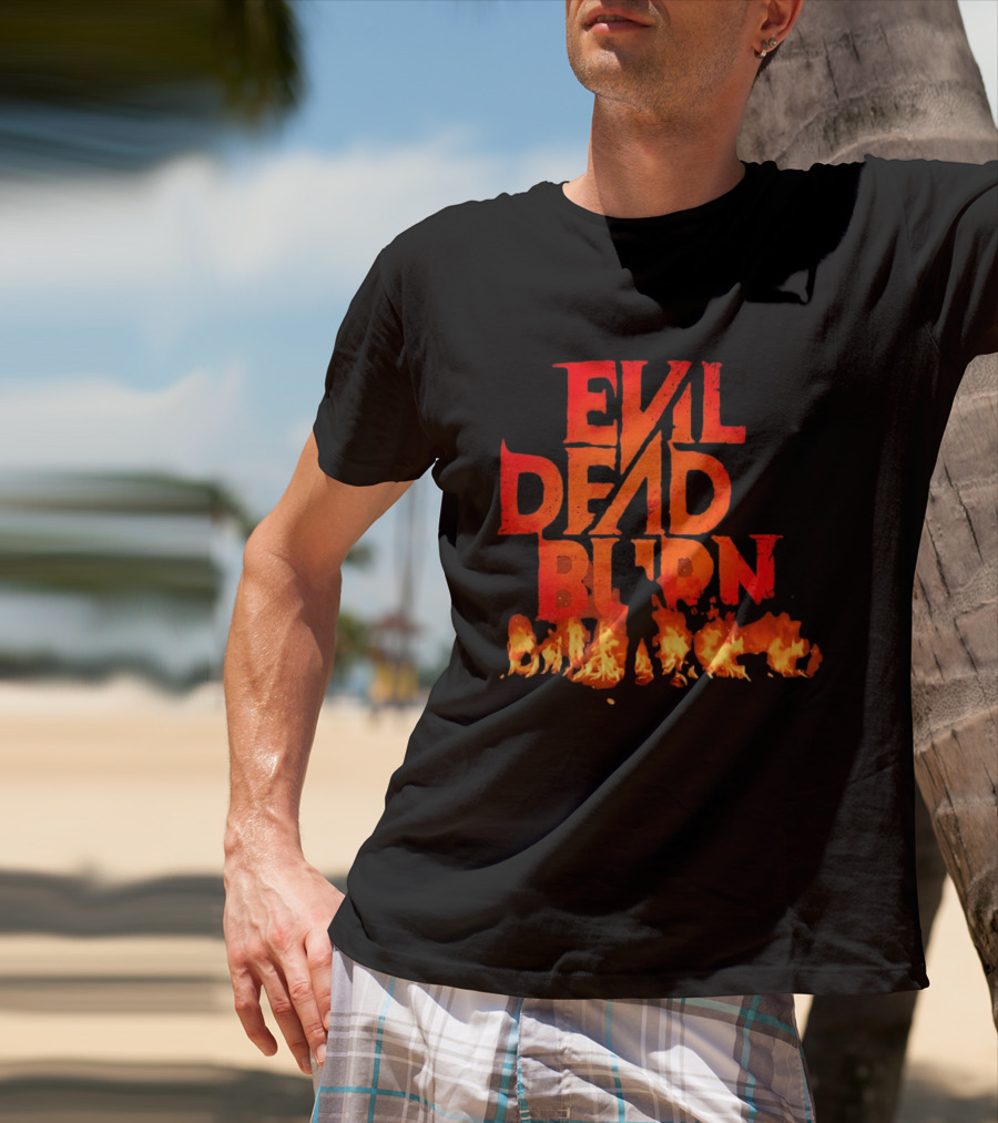 Evil Dead Burn Flaming T-Shirt