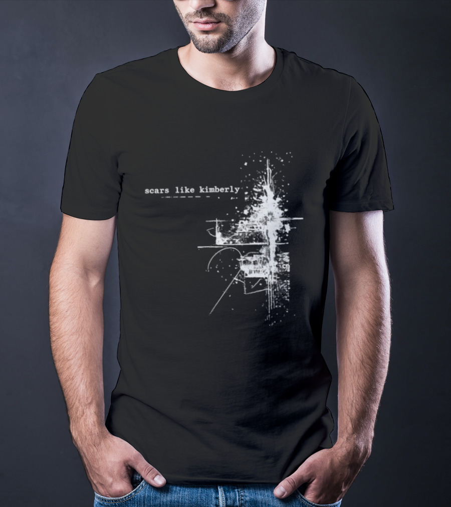 Scars Like Kimberly USA Tour 2026 Abstract White T-Shirt