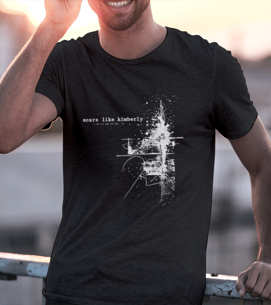 Scars Like Kimberly USA Tour 2026 Abstract White T-Shirt