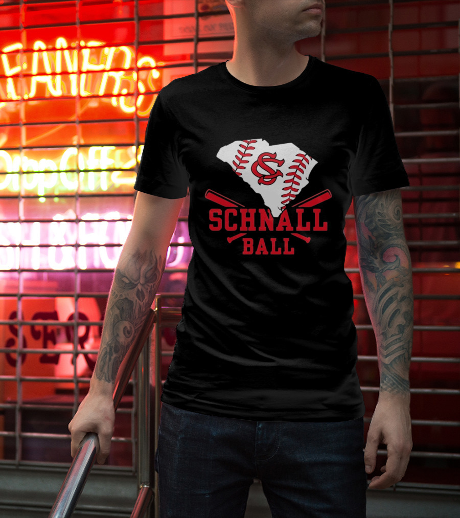 Schnall Ball South Carolina Gamecocks Baseball Paul Mainieri T-Shirt