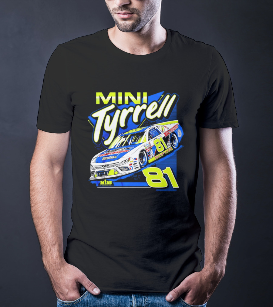 Mini Tyrrell 81 Nascar Racing Car Ts Tin Auto T-Shirt