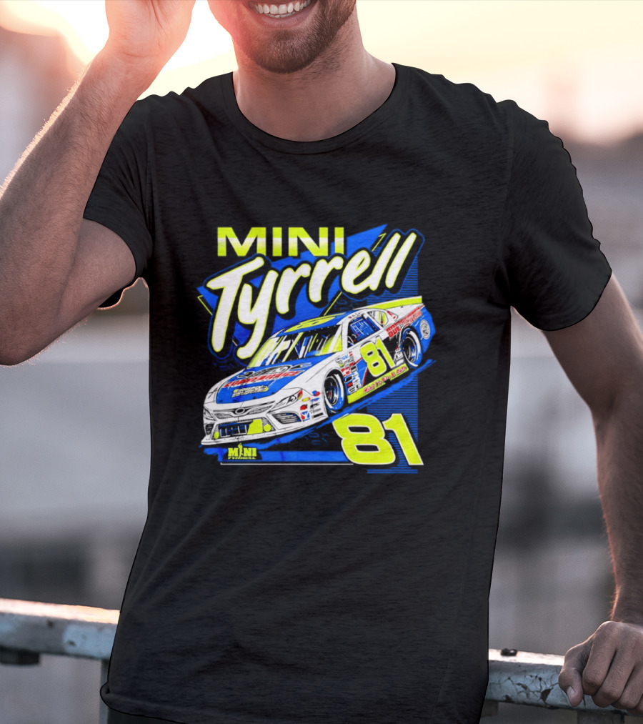 Mini Tyrrell 81 Nascar Racing Car Ts Tin Auto T-Shirt