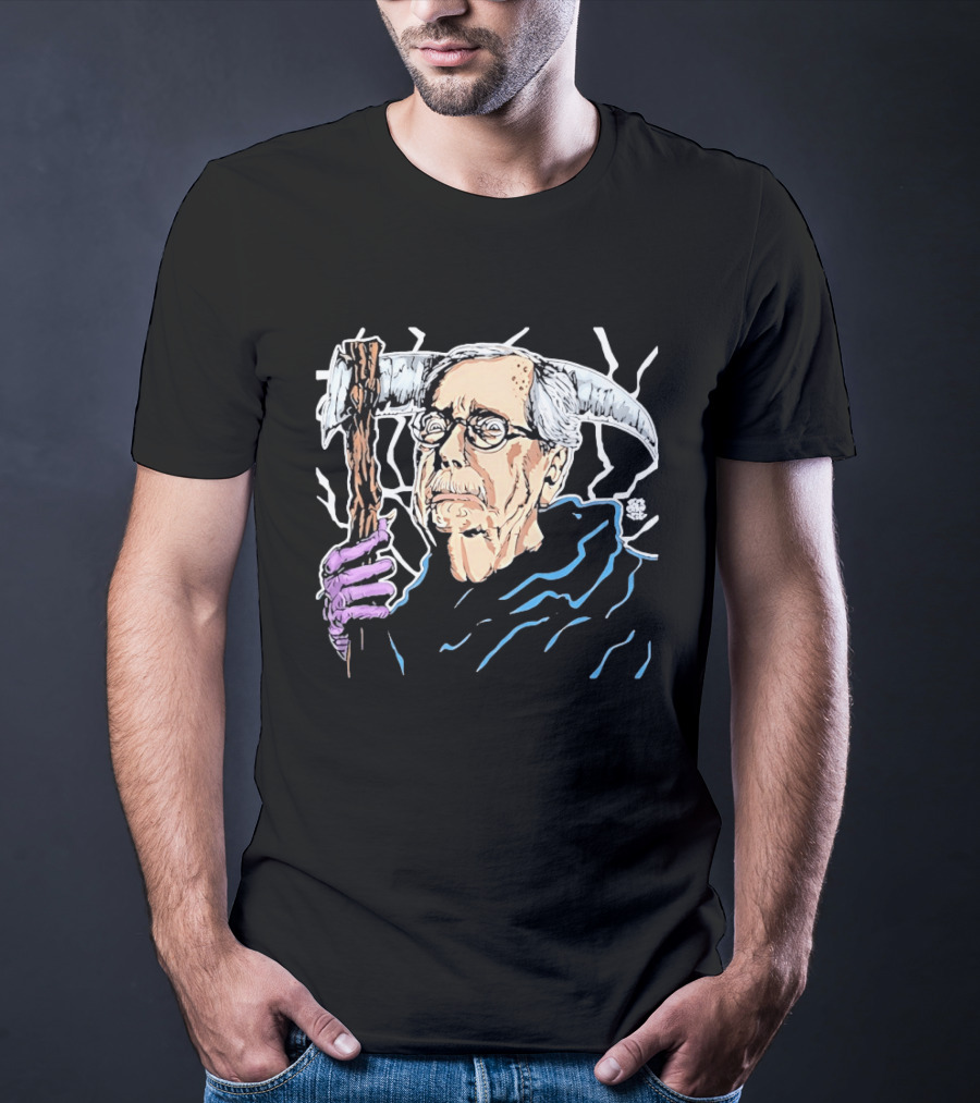 Mitch McConnell Grim Reaper Cartoon Satire Dark Humor T-Shirt