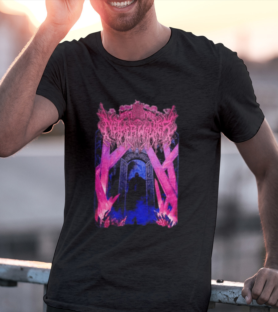 Netherwalker Crystal Knight Gothic Fantasy Portal Enigma T-Shirt