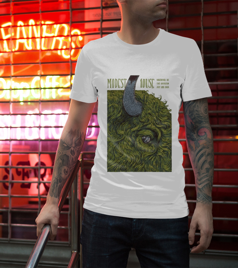 Modest Mouse Vancouver BC The Orpheum July 3 2026 Buffalo T-Shirt