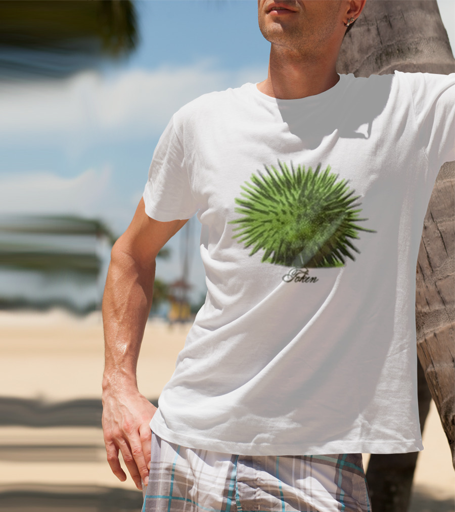 Note Token Nyc Touch Green Artistic Burst T-Shirt