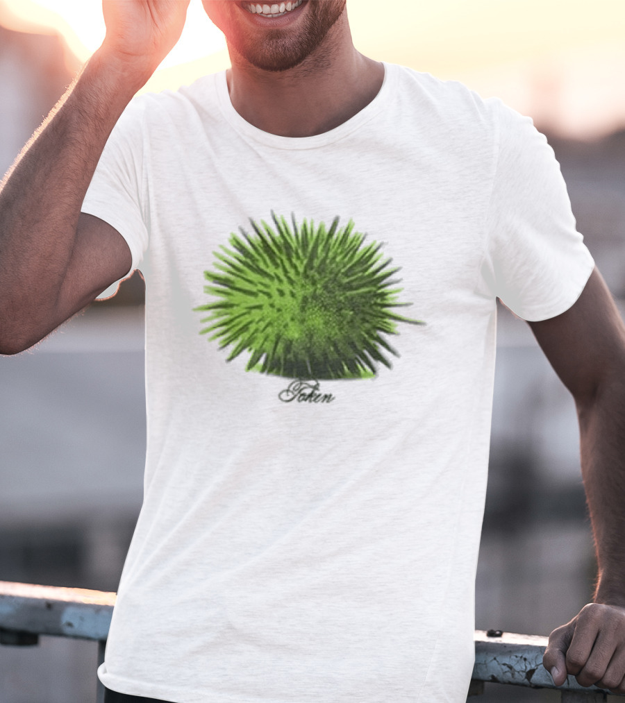 Note Token Nyc Touch Green Artistic Burst T-Shirt