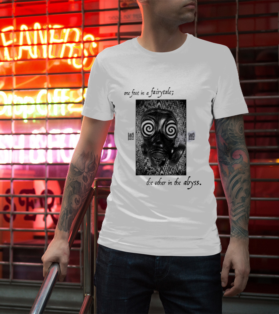 One Foot In A Fairytale The Other In The Abyss Hypnotic Spiral Eyes Face T-Shirt