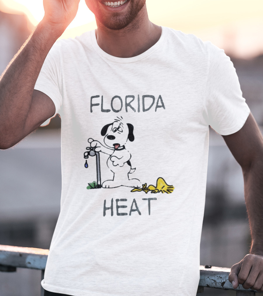 Florida Heat Snoopy Woodstock Peanuts T-Shirt