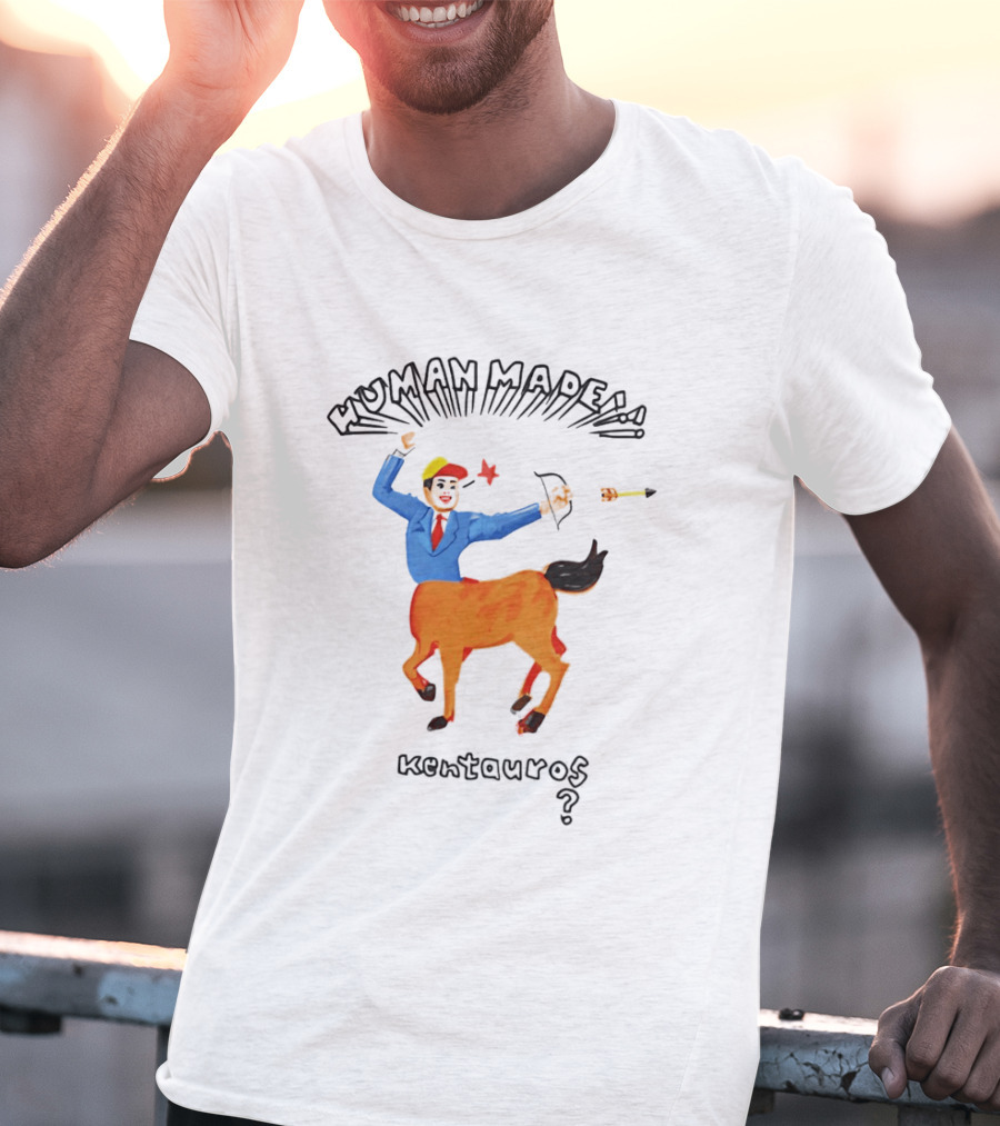 Human Made Kentauros Centaur Businessman Archer T-Shirt