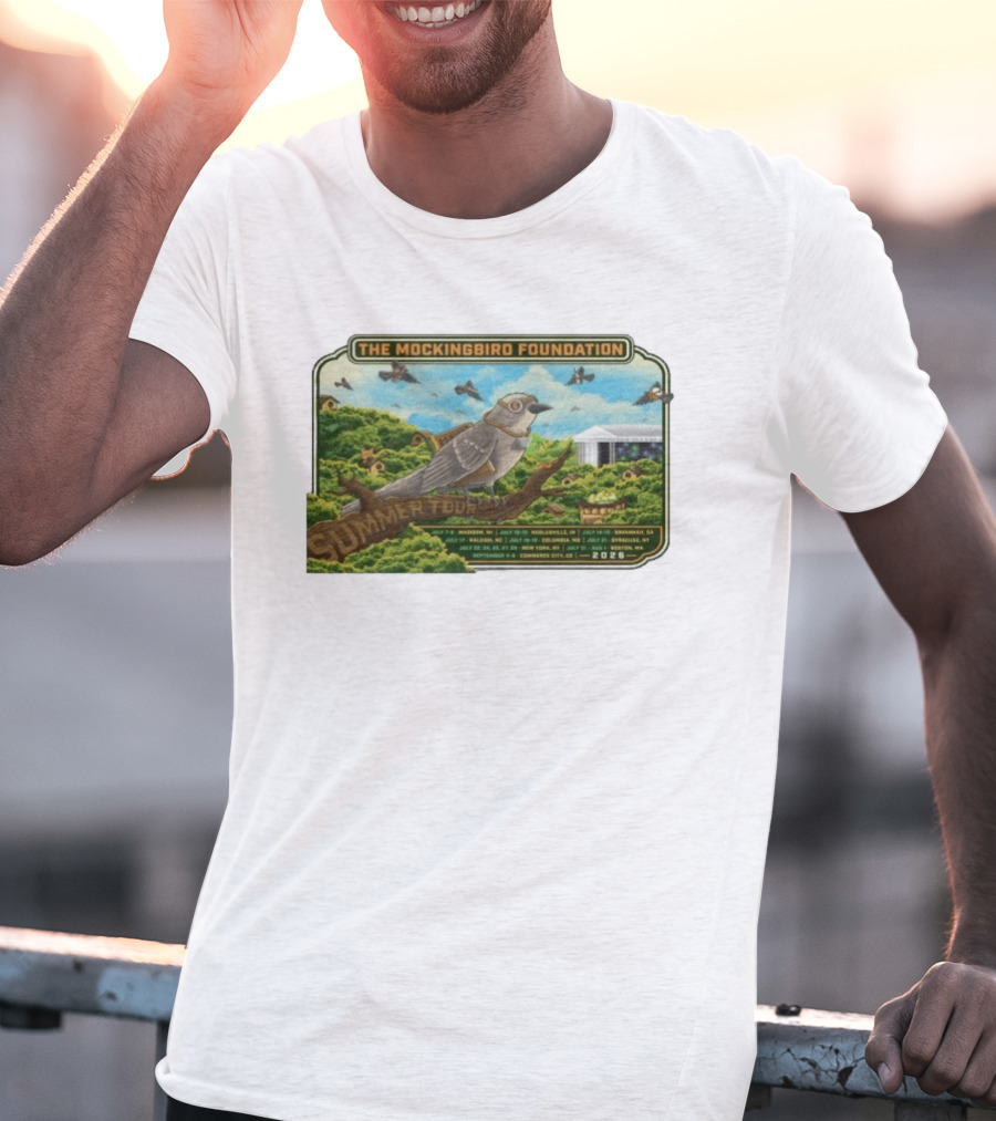 The Mockingbird Foundation Summer Tour 2026 Madison Noblesville Alpharetta Portland George Syracuse Boston T-Shirt