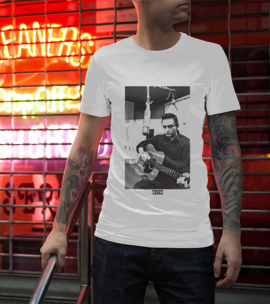 Kith Records Johnny Cash Folsom Prison Retro Music T-Shirt