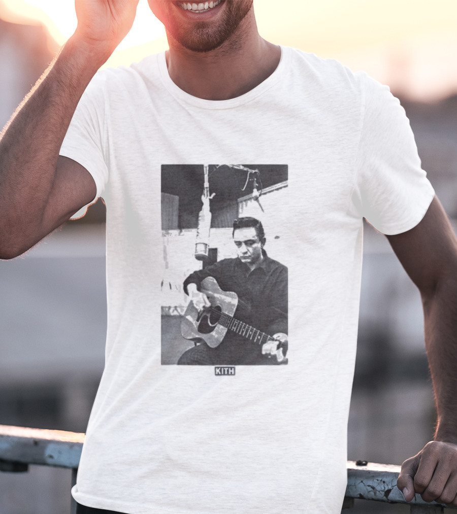 Kith Records Johnny Cash Folsom Prison Retro Music T-Shirt