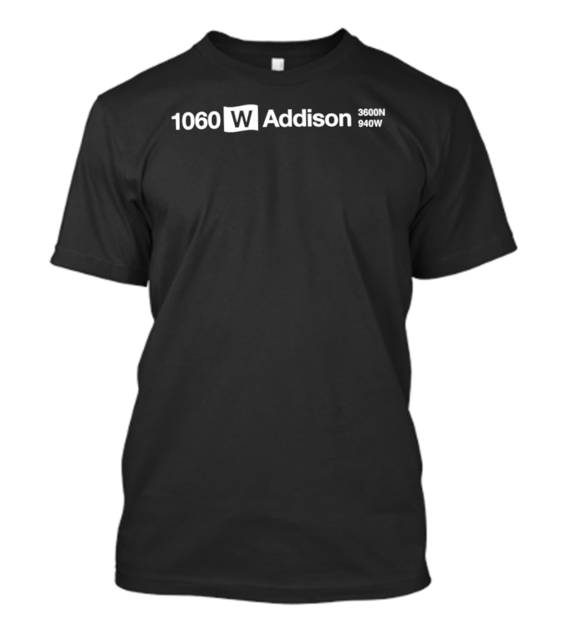 1060 W Addison 3600N 940W Chicago Cubs Baseball Wrigley Field Iconic Address T-Shirt