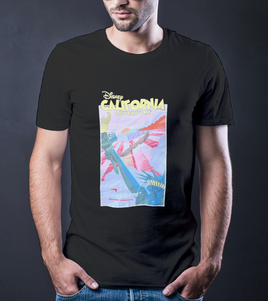 Disney California Adventure Park Soarin' Across America Liberty Eagle T-Shirt