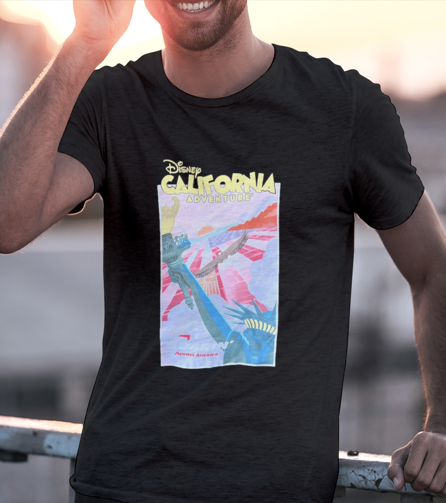 Disney California Adventure Park Soarin' Across America Liberty Eagle T-Shirt