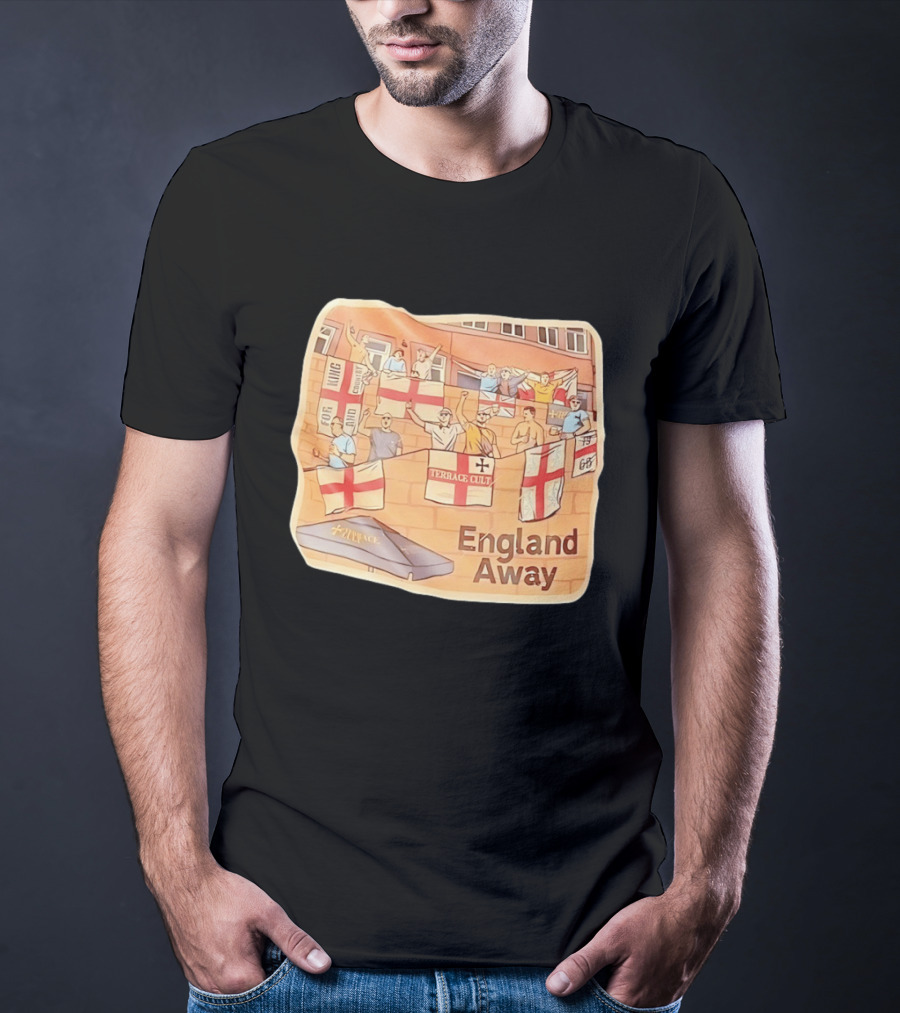 England Away Terrace Cult For King And Country Flag T-Shirt