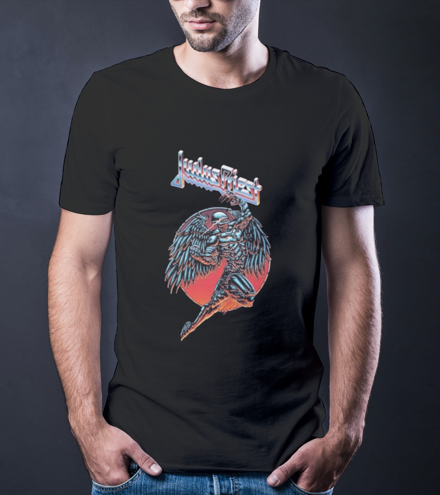 Judas Priest Redeemer Angel Wings Iconic Band T-Shirt