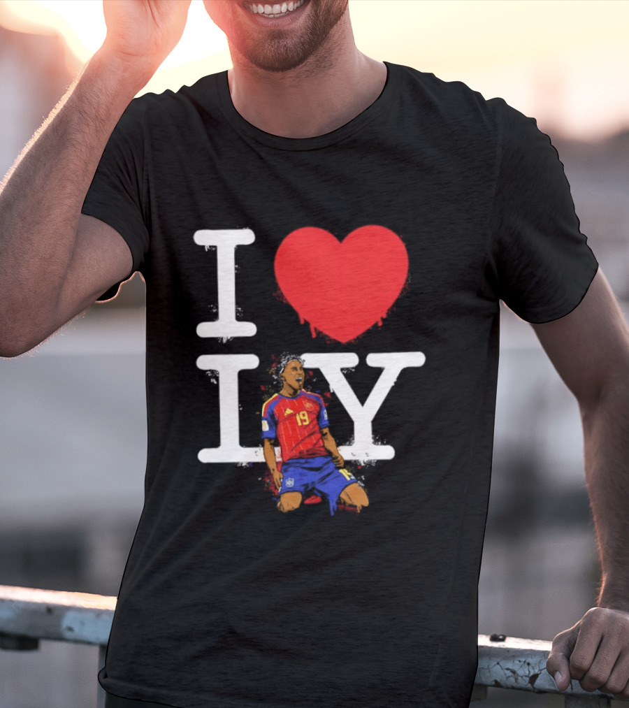 I Love Lamine Yamal Spain National Football Team 19 T-Shirt