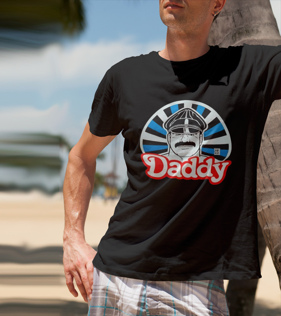 Daddy Leather Cap T-Shirt