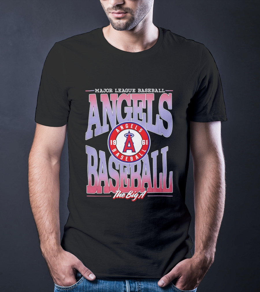 Los Angeles Angels Baseball The Big A 1961 Major League Angels T-Shirt