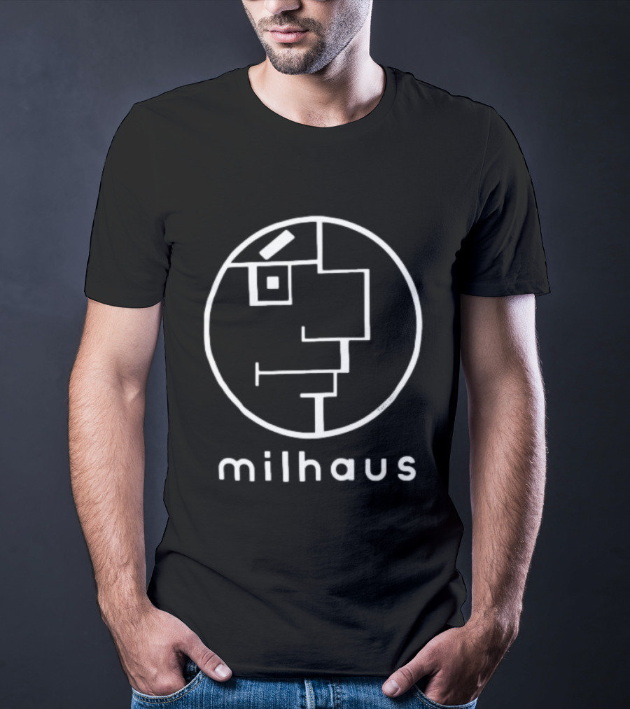 Milhaus Thrillhaus Face Minimalist Line T-Shirt