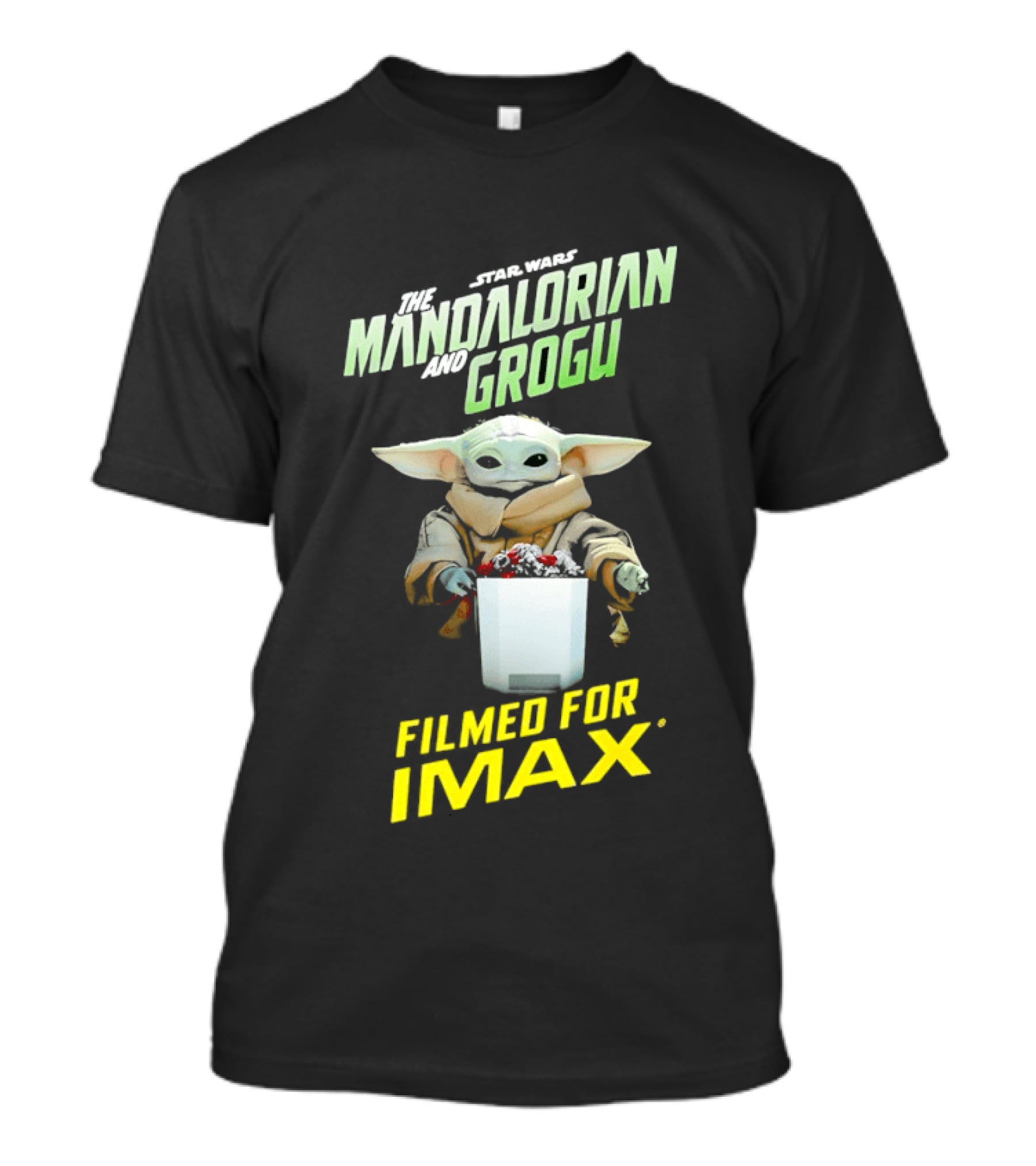 The Mandalorian And Grogu Filmed For IMAX Bucket Scene T-Shirt