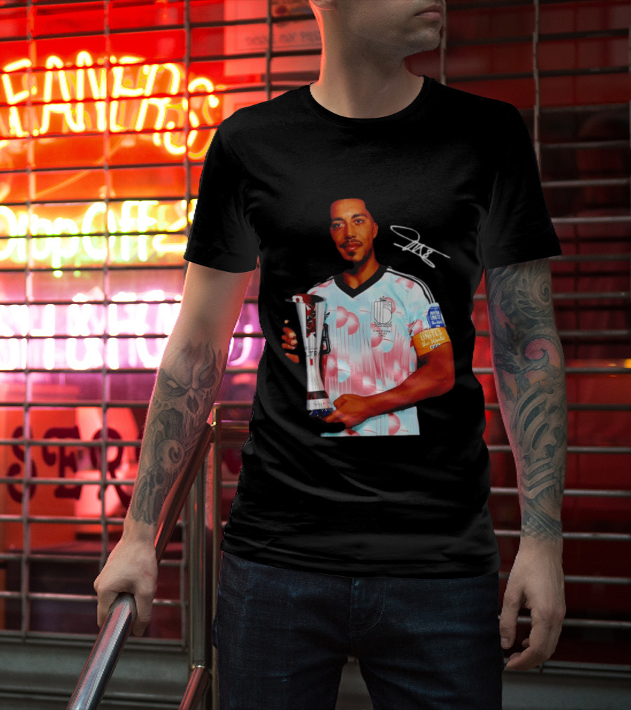Youri Tielemans Belgium Football Unites The World Trophy Winning Moment T-Shirt