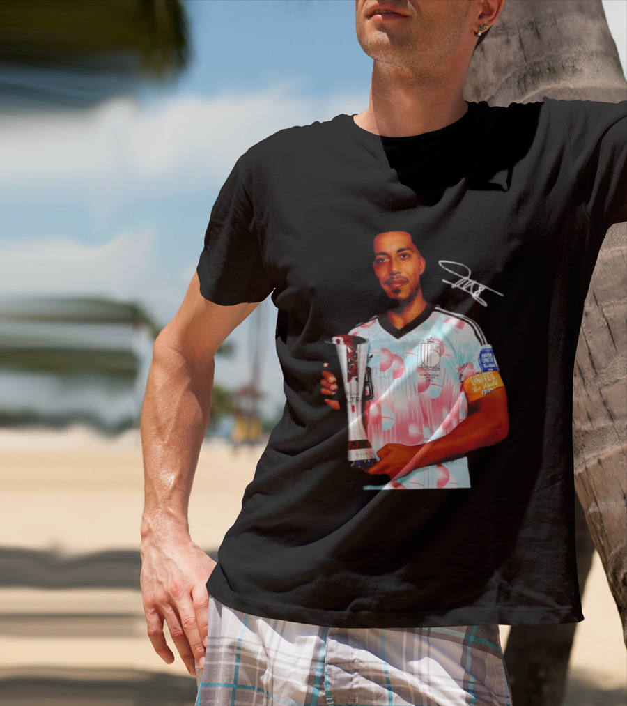 Youri Tielemans Belgium Football Unites The World Trophy Winning Moment T-Shirt