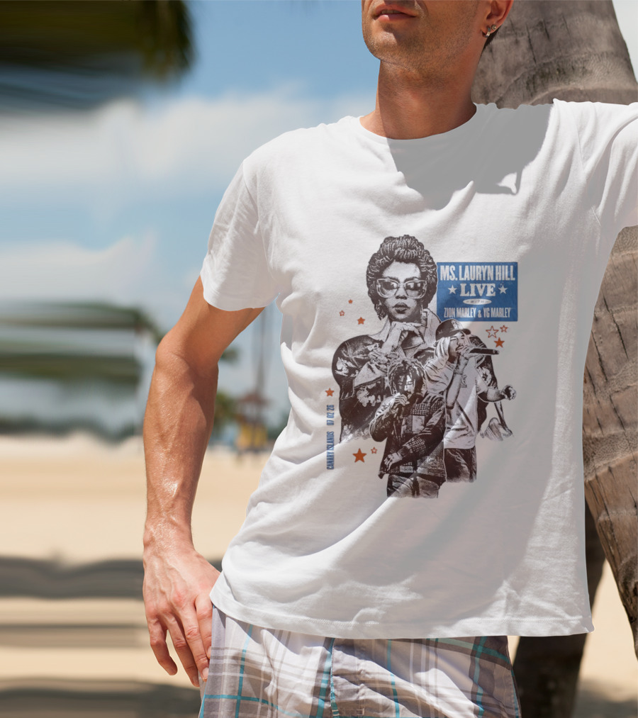 Ms Lauryn Hill Live Zion Marley YG Marley Canary Islands February 2026 T-Shirt