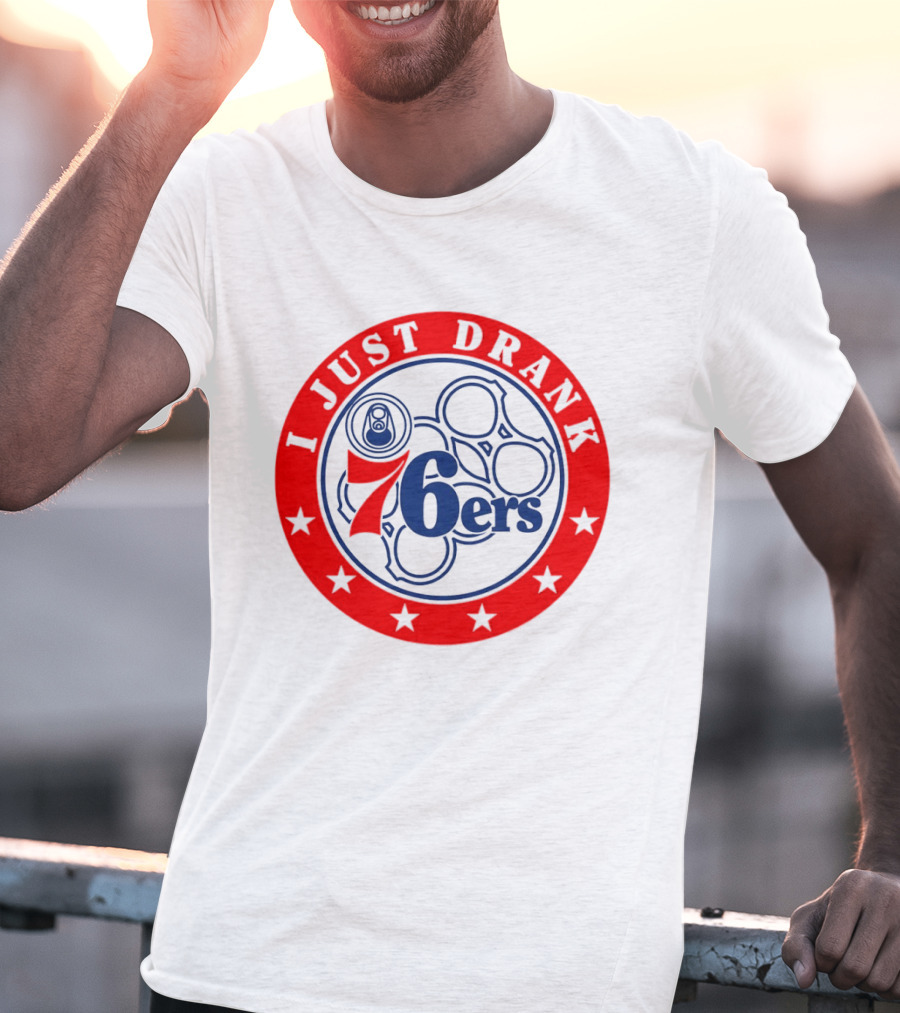 Philadelphia 76ers I Just Drank Beer Ring Stars T-Shirt