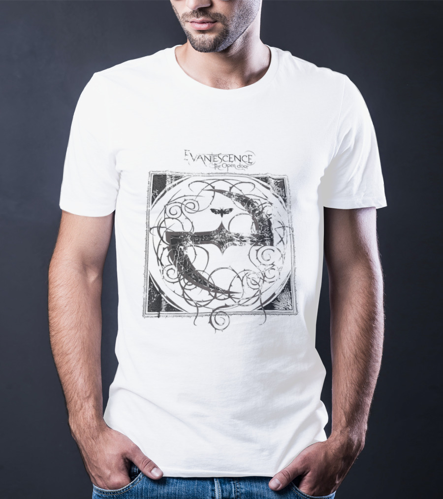 Evanescence The Open Door Moth Symbol Gothic T-Shirt