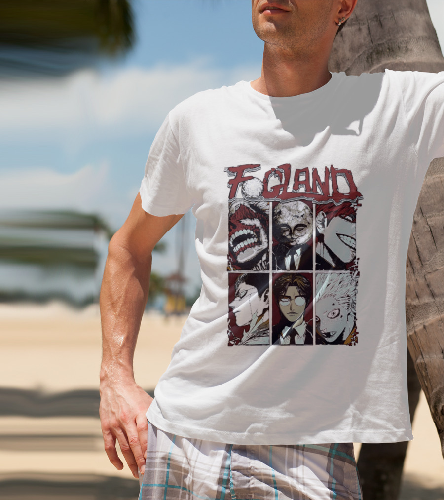 FOGLAND Manga Characters Face Expressions T-Shirt